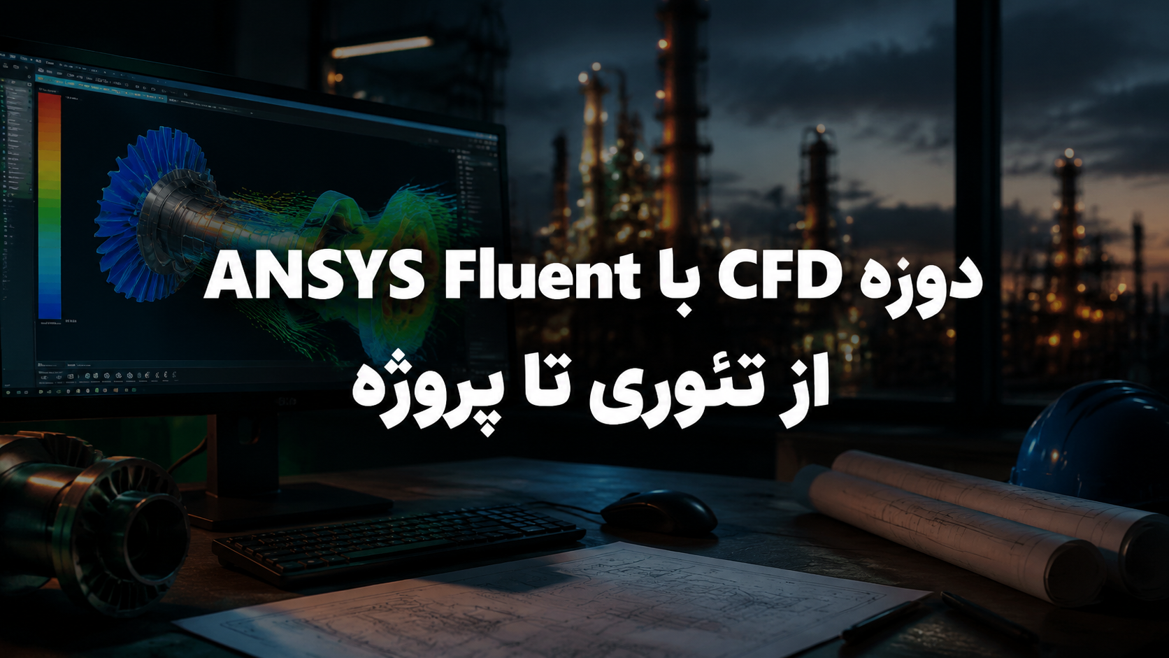 دوره مقدماتی تا کاربردی CFD با ANSYS Fluent؛ از تئوری تا پروژه دوره مقدماتی تا کاربردی CFD با ANSYS Fluent؛ از تئوری تا پروژه