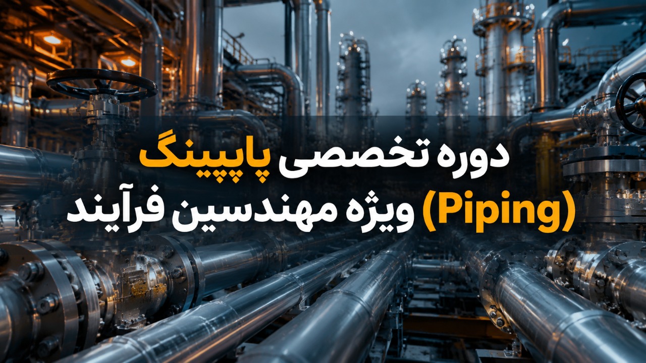دوره تخصصی پایپینگ (Piping) ویژه مهندسین فرآیند