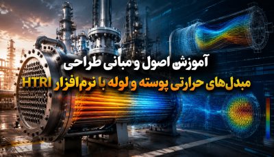 آموزش اصول و مبانی طراحی مبدل‌های حرارتی پوسته و لوله با نرم‌افزار HTRI