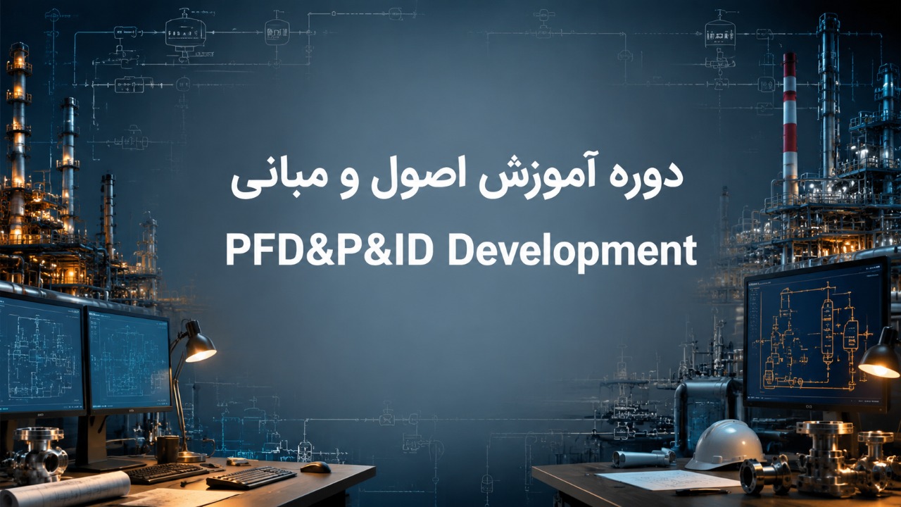 دوره آموزش اصول و مبانی طراحی نقشه های فرایندی PFD&P&ID Development (نقشه خوانی نیست)